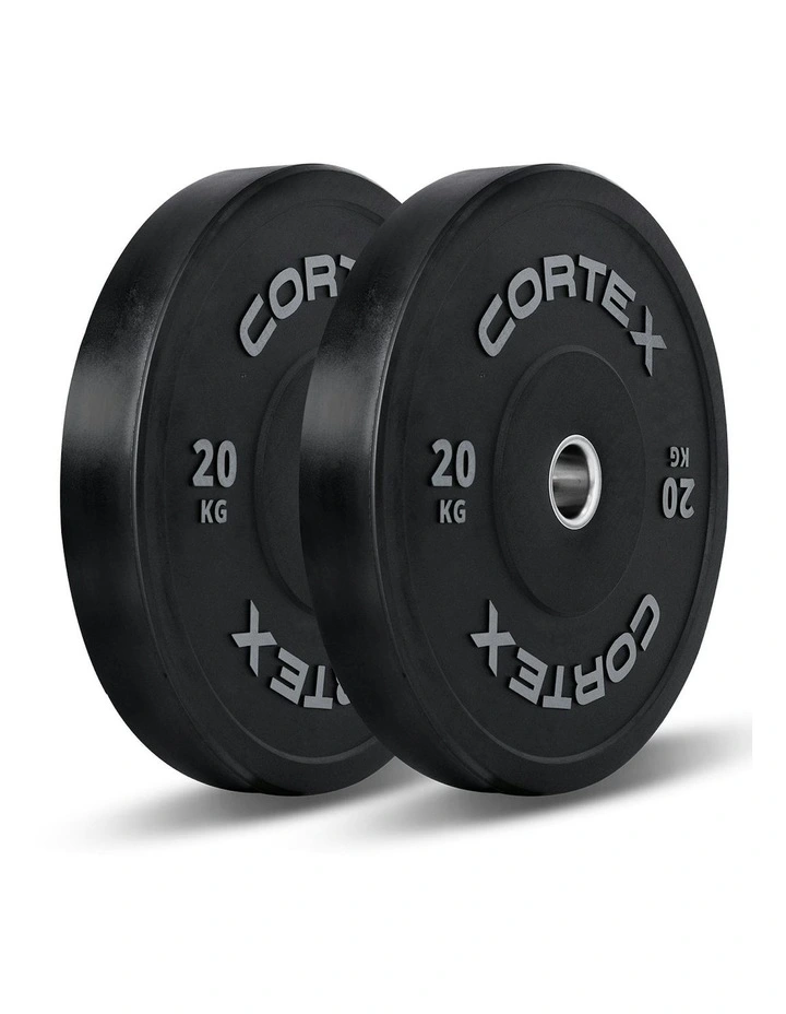 Starter Series Bumper Plate V2 Package 90kg in Black image 4