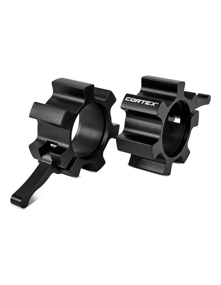 Zeus100 Olympic Competition Barbell With Aluminium Lockjaw Collars 7ft 20kg image 5