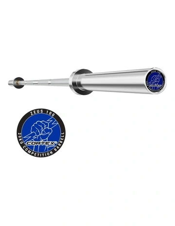 Zeus100 Olympic Competition Barbell With Lockjaw Collars 7ft 20kg