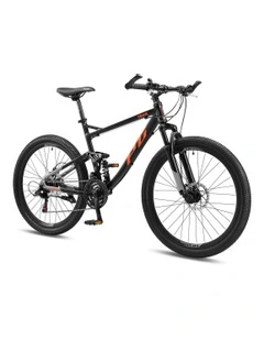 Trail Dual Suspension MTB 26*17 in Black Ember