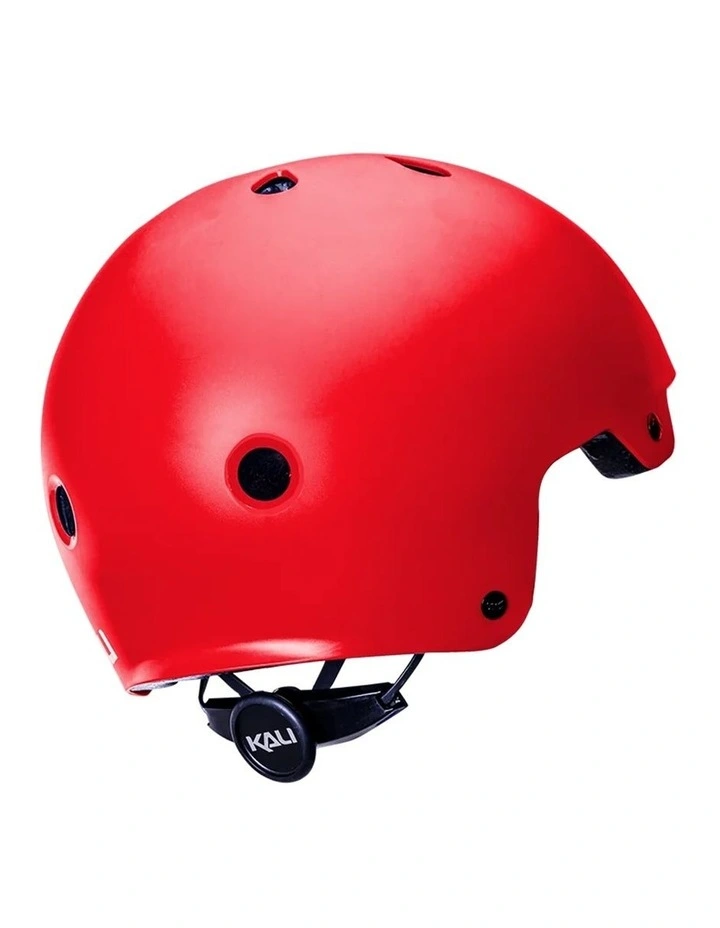Maha Solid Helmet in Red image 3