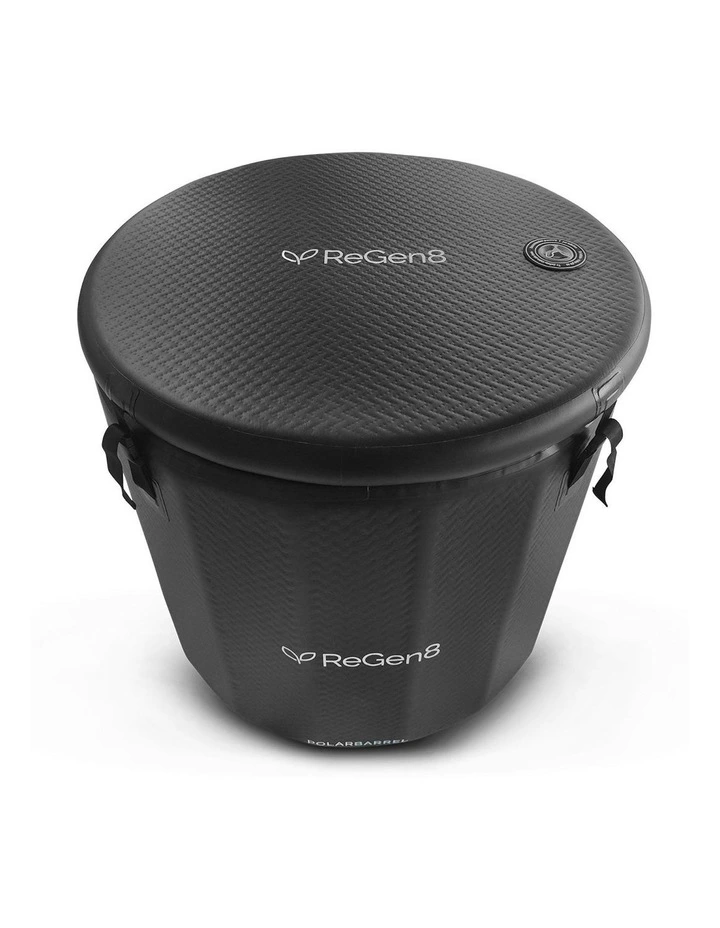 Polar Barrel Cold Plunge Ice Bath With T2 Chiller Unit in Black image 3
