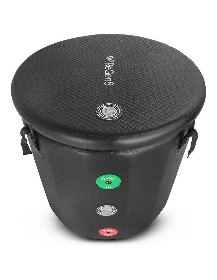 Polar Barrel Cold Plunge Ice Bath With T2 Chiller Unit in Black image 4