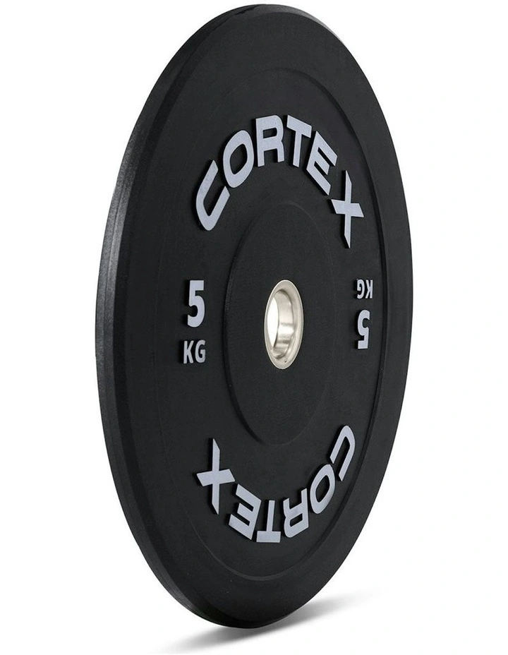V3 Series Rubber Olympic Bumper Plate 50mm 5kg (2 Pack) in Black image 2