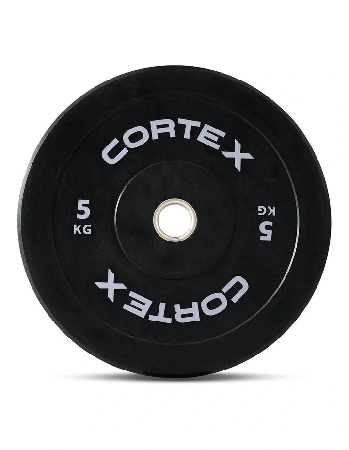 V3 Series Rubber Olympic Bumper Plate 50mm 5kg (2 Pack) in Black image 3