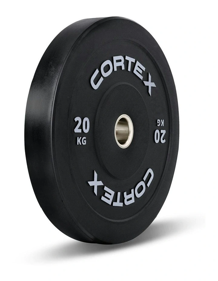V3 Series Rubber Olympic Bumper Plate 50mm 20kg 2 Pack in Black image 2