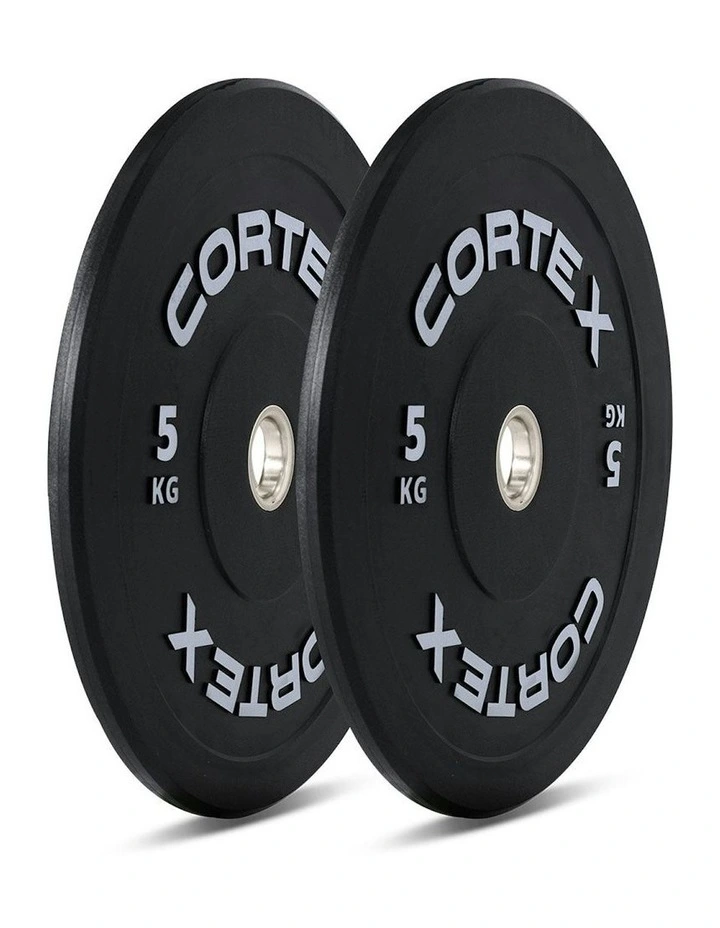 V3 Series Bumper Plate Set 70kg in Black image 2