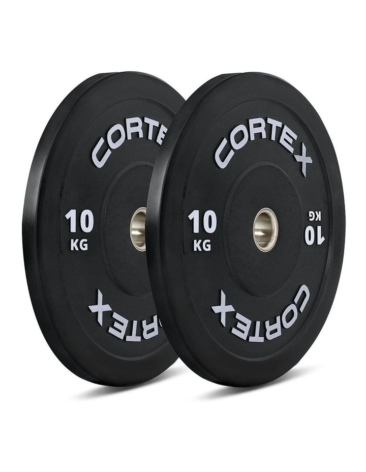 V3 Series Bumper Plate Set 70kg in Black image 3
