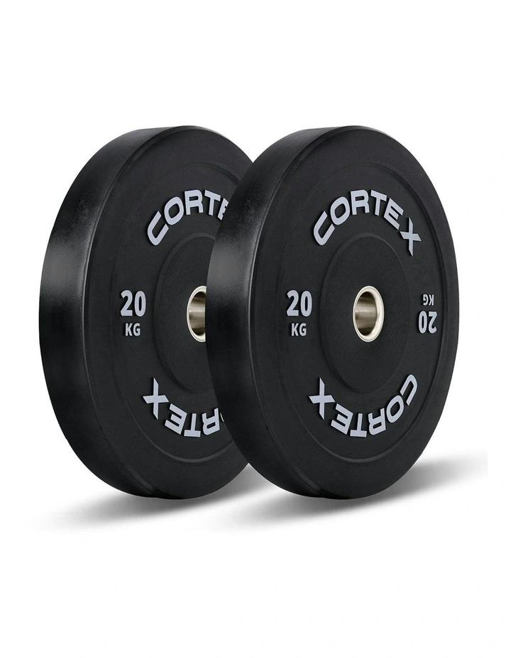 V3 Series Bumper Plate Set 70kg in Black image 4