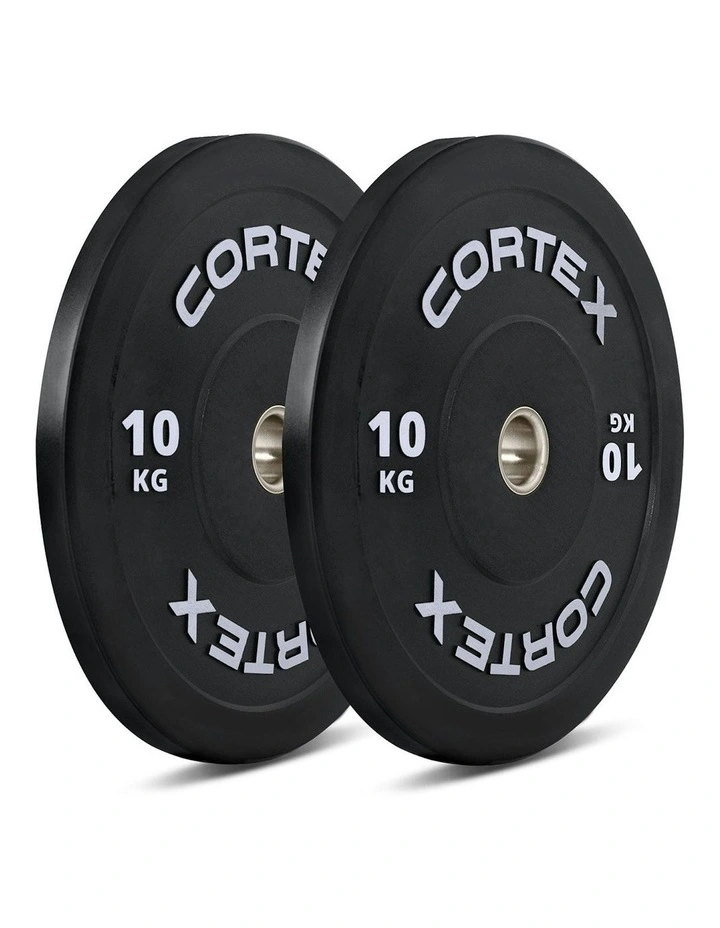 V3 Series Bumper Plate Set 100kg in Black image 3