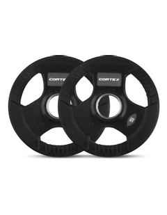 Tri-Grip V2 Olympic Plates Pair 5kg in Black