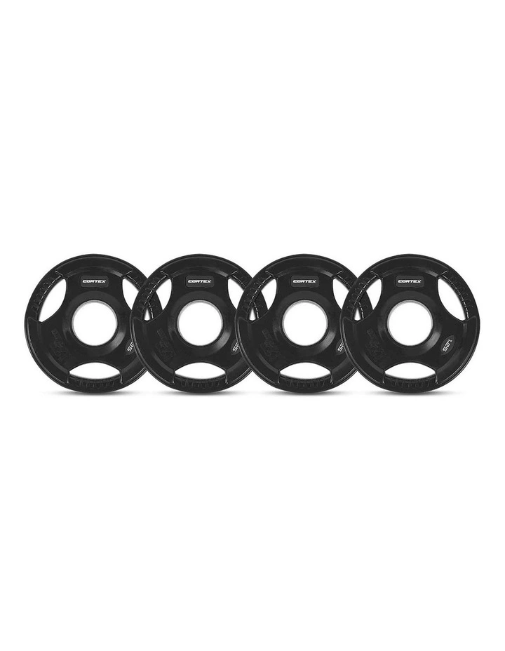 Tri-Grip V2 Olympic Dumbbell Set 45kg in Black image 4