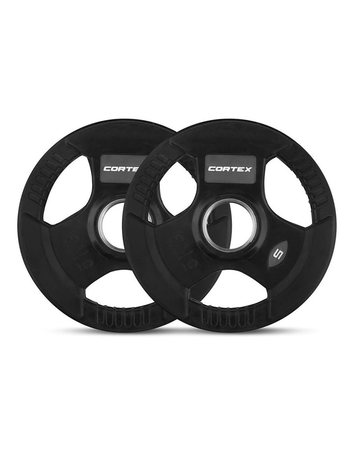 Tri-Grip V2 Olympic Curl Bar Set 40kg in Black image 2
