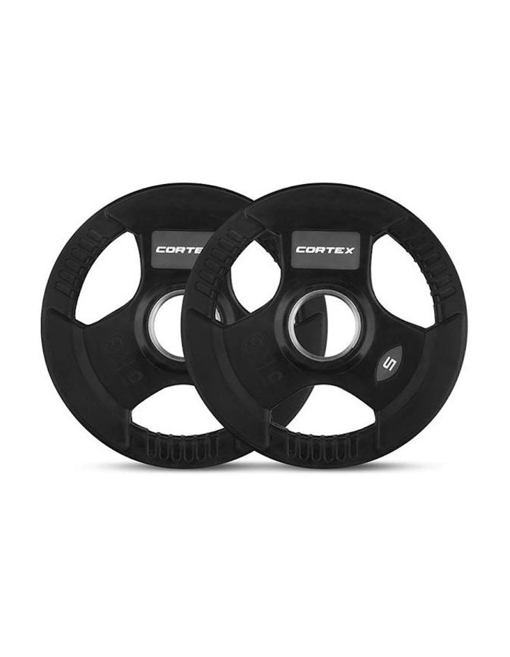 Tri-Grip V2 Olympic Barbell Set 90kg in Black image 4