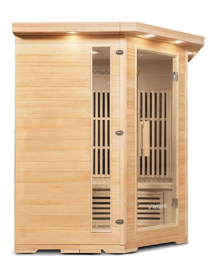 Quadro Corner Infrared Sauna 4 Person 640W image 2