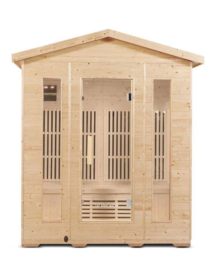 Quadro Outdoor Infrared Sauna 4 Person 2920W image 1