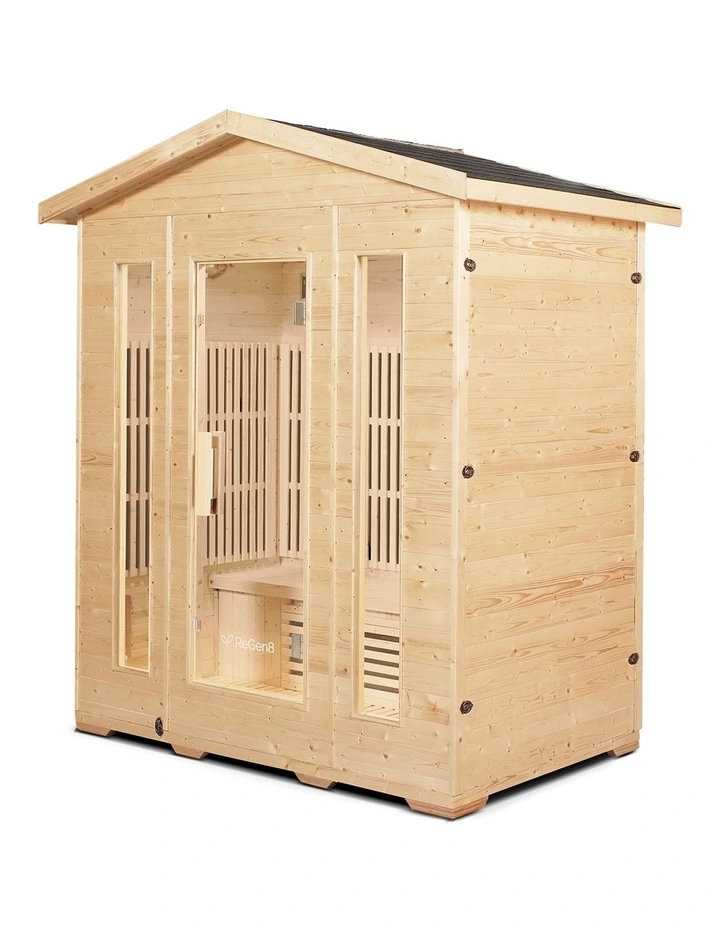 Quadro Outdoor Infrared Sauna 4 Person 2920W image 2