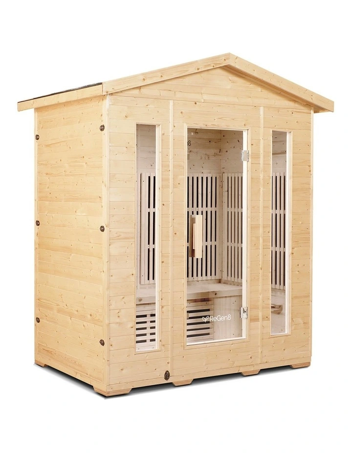 Quadro Outdoor Infrared Sauna 4 Person 2920W image 3