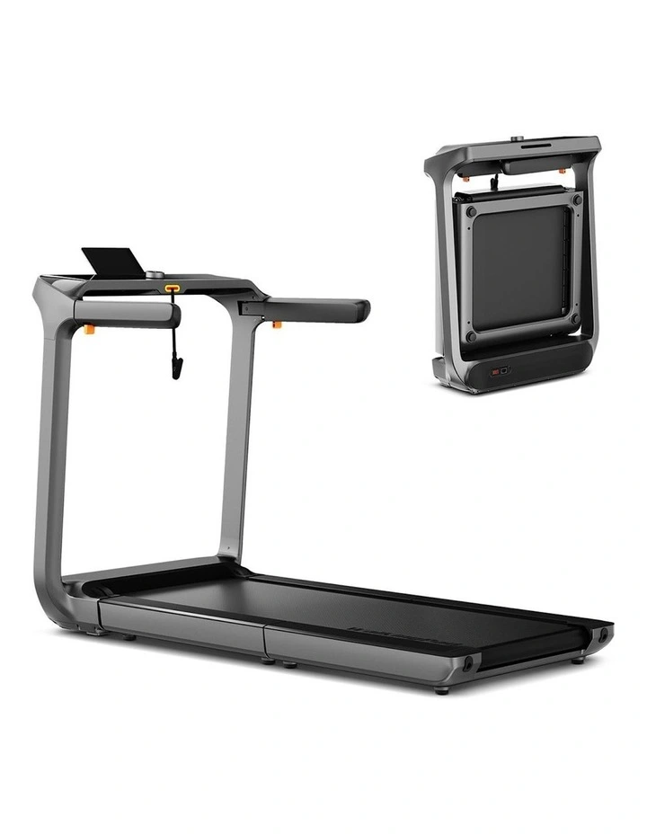 Double-Fold Walking And Running Treadmill X218 in Black image 1
