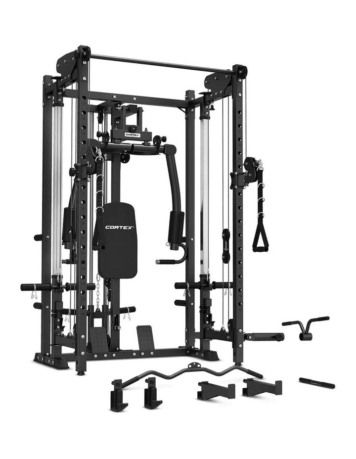 PR5 Folding Functional Trainer And Power Rack in Black image 1