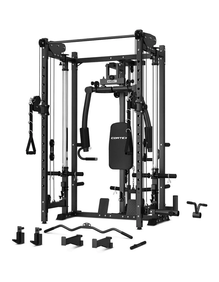 PR5 Folding Functional Trainer And Power Rack in Black image 4