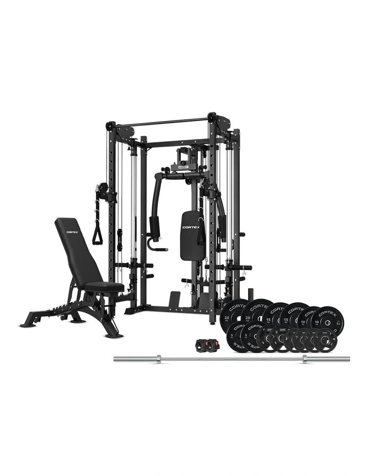 PR5 Folding Functional Trainer and Power Rack in Black image 1