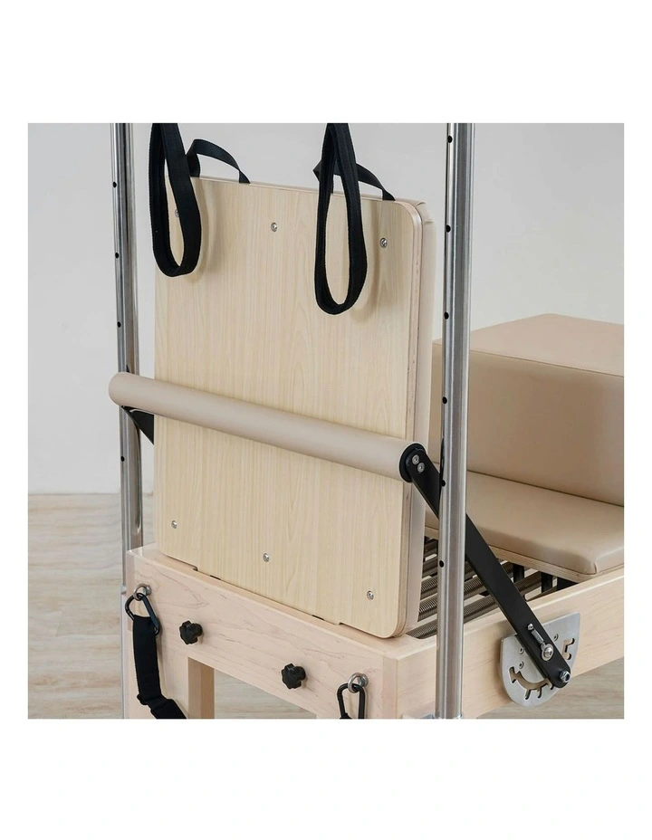 Contour Cadillac Pilates Reformer with Full Trapeze Table in Beige image 4