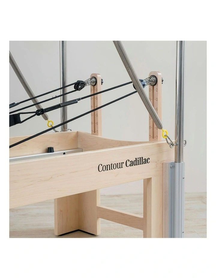 Contour Cadillac Pilates Reformer with Full Trapeze Table in Beige image 5