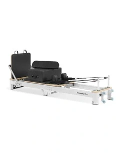 Contour Pro Folding Aluminum Pilates Reformer Bed Set in Black