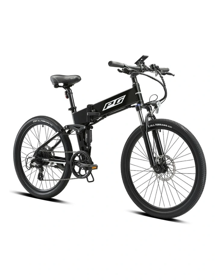 E-Rover Electric Folding MTB 26 in Gloss Black image 1
