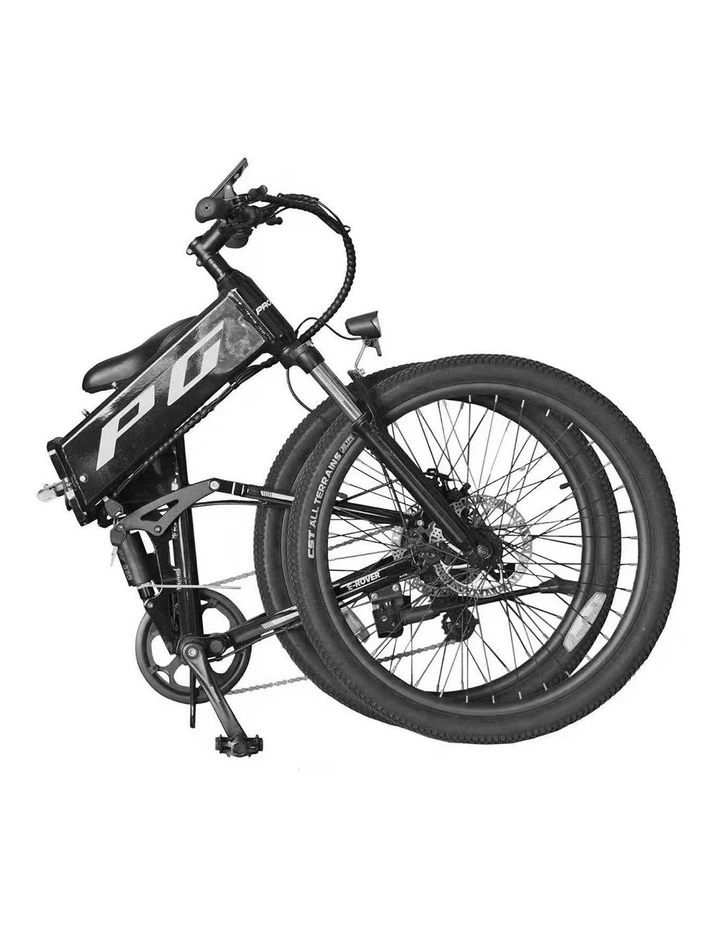 E-Rover Electric Folding MTB 26 in Gloss Black image 2