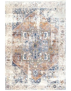Heriz Rug in Ivory