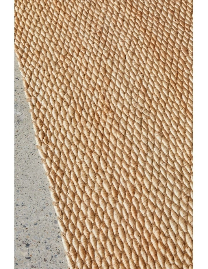 Hive Natural Runner Rug in Natural image 4