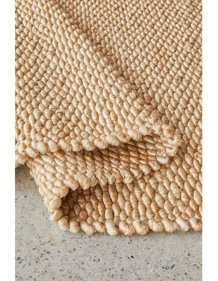 Hive Natural Runner Rug in Natural image 5