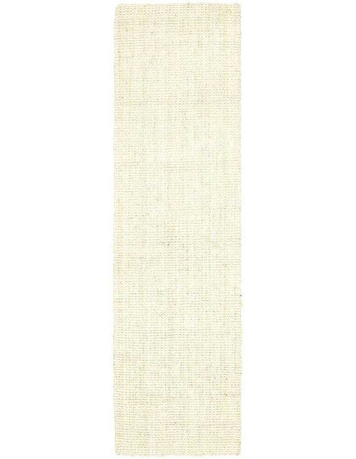 Atrium Barker Bleach Runner Rug in Ivory image 1