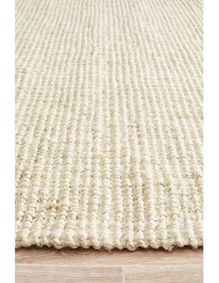 Atrium Barker Bleach Runner Rug in Ivory image 7