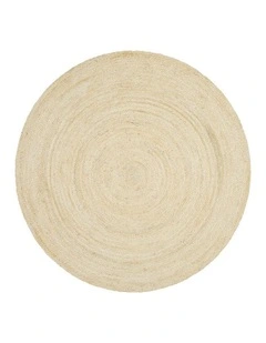 Atrium Polo Round Rug in Bleach