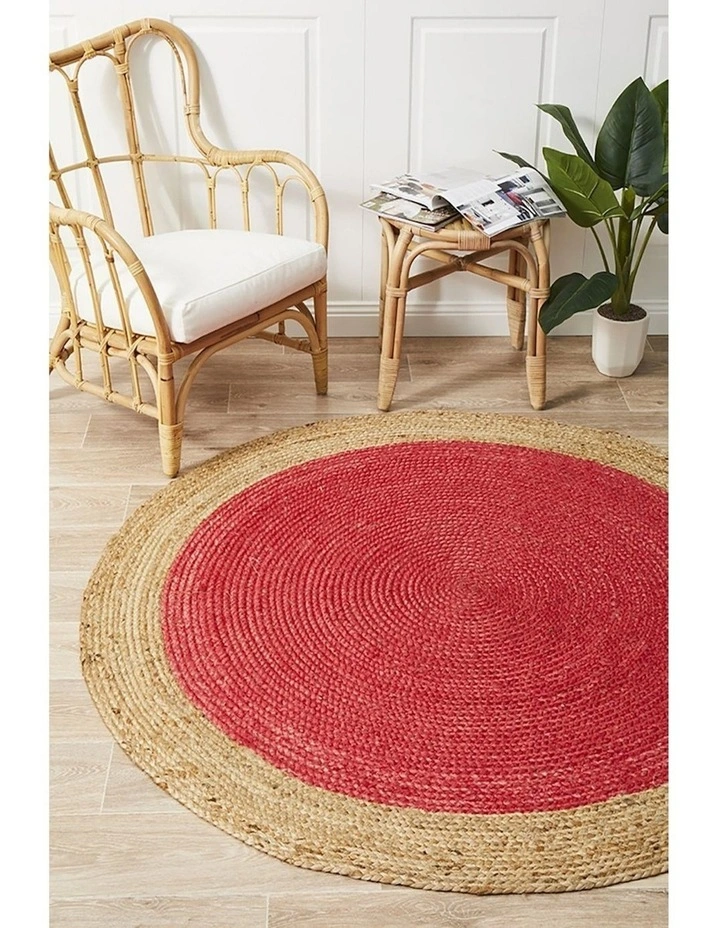 Atrium Polo Round Rug in Cherry image 2