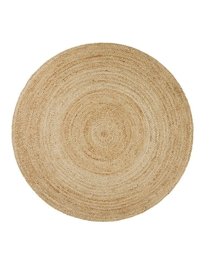 Atrium Polo Round Rug in Natural image 1