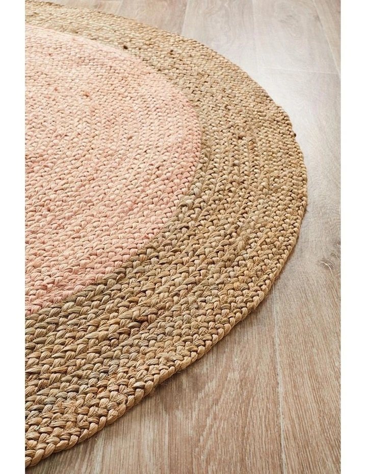 Atrium Polo Round Rug in Pink image 4