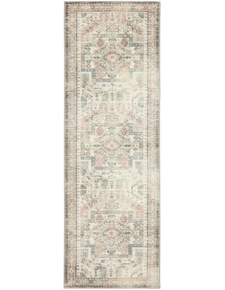 Avenue Runner Rug 704 in Silver