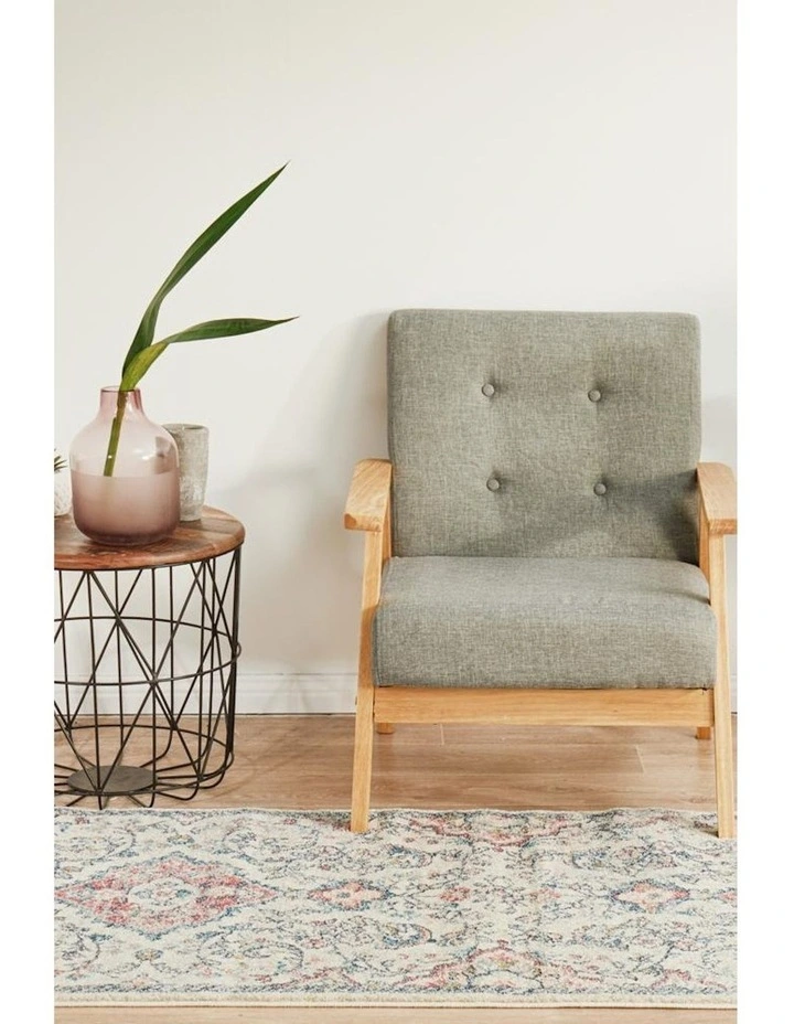 Avenue Pastel Rug 705 in Grey image 4