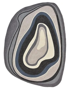 Aura Outdoor Rug 477304 in Grey