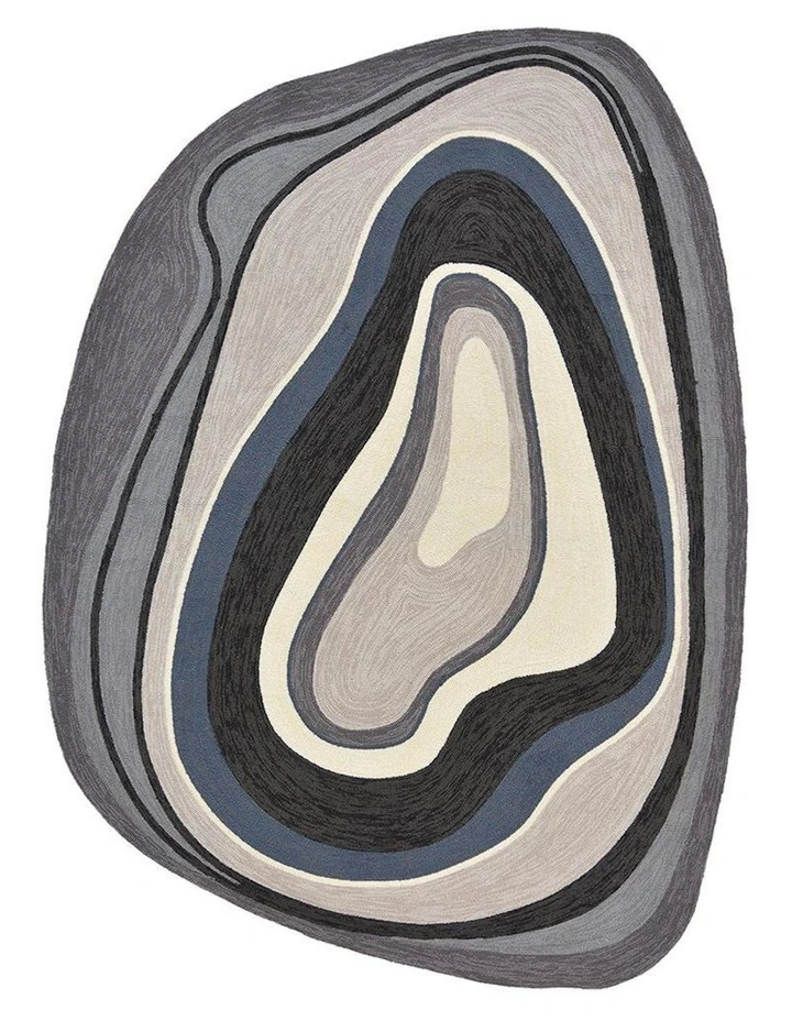 Aura Outdoor Rug 477304 in Grey image 1