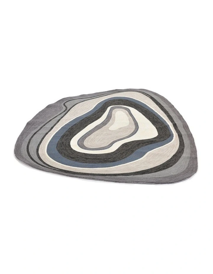 Aura Outdoor Rug 477304 in Grey image 4