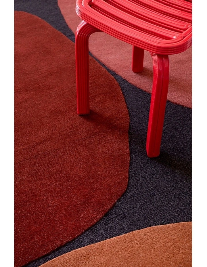 Decor Plateau Rug 091903 in Brown image 3