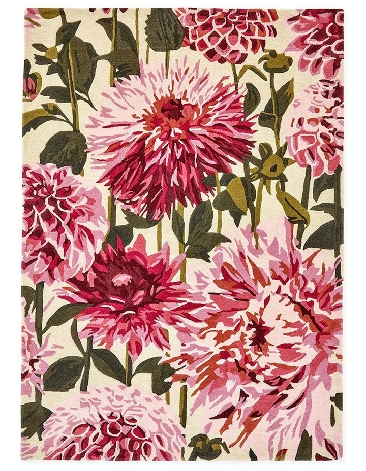 Dahlia Palm Rug 142402 in Pink image 1