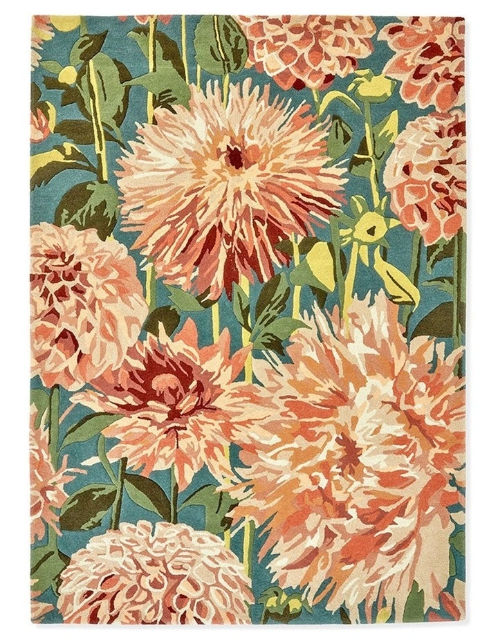 Dahlia Wilderness Rug 142408 in Coral image 1