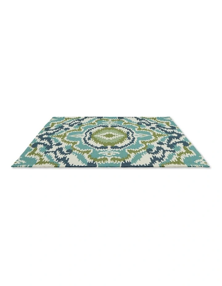 Ixora Emera Outdoor Rug 442007 in Blue image 5