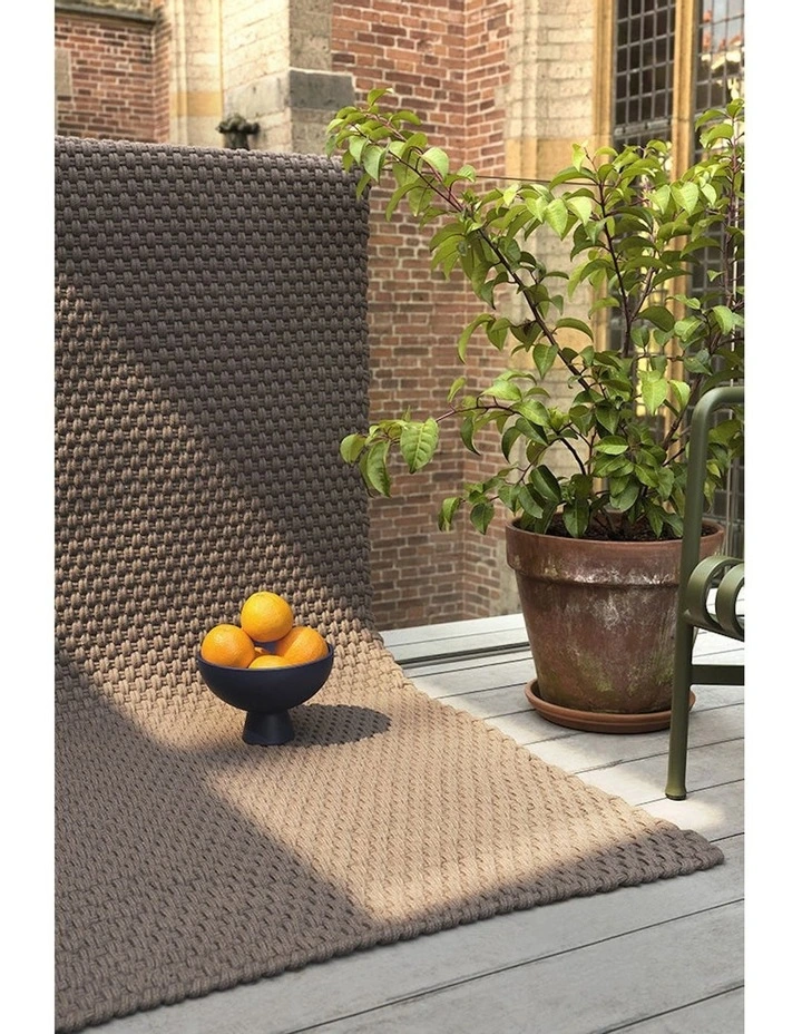 Lace Outdoor Rug 497004 in Taupe image 2
